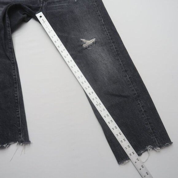 R13 Boyfriend Jeans in Everit Black Size 27 - Picture 13 of 14